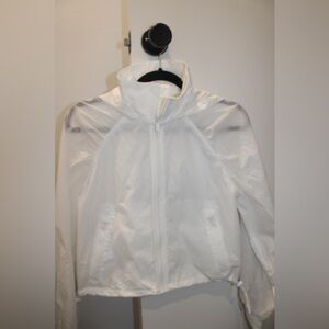 All in Motion Women’s Windbreaker Jacket White XS Clear